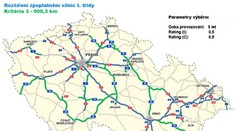 Stát plánuje rozšíření výběru mýta. Aktuálně se mluví o 900 km silnic