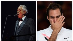 Bocelli věnoval svou poslední árii Federerovi, Švýcara tím dohnal k slzám