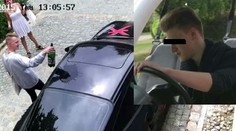 Kdo je mladík, co poničil Landovo auto? Policie má podezřelého