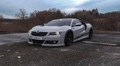 Brutální Octavia. Mladý designer udělal z české klasiky parádní supersport!