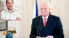 Klausovi muži zuří! Tohle napsali slovenskému moderátorovi, který si z prezidenta vystřelil