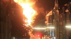 Obrovský výbuch bomby uprostřed Mnichova
