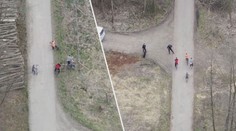 Policie ukázala video z uzavřené oblasti: Takhle porušují nařízení státu