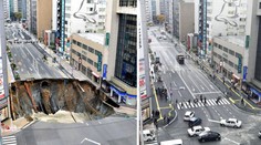 Neuvěřitelná rychlost: Japonci za týden opravili 30metrovou propast