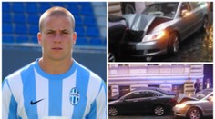 Šílená jízda! Nadějný fotbalista zničil v Praze šest aut, byl opilý