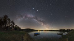 Astronomický snímek dne je z Česka! Podívejte se na Lyridy nad Šečskou přehradou