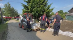 Dalešice se bojí dalších bouřek. Velká voda vyplavila část obce už o víkendu