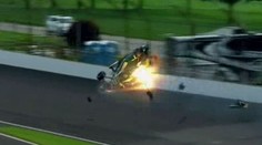 VIDEO: Drsná nehoda v Indycar, formule si hrála na letadlo