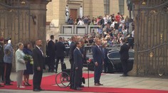 Miloš Zeman přijal izraelského prezidenta. Na tiskové konferenci se omluvil za Lipavského