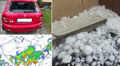 ON-LINE: V ČR řádí bouřky! Padají kroupy jako vajíčka, hrozí i povodně