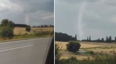 Tornádo na Olomoucku! Lidi vyděsil velký vzdušný vír. VIDEO