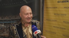 Michal David oslnil O2 arenu. Na pódiu nechyběl vnuk Sebastian, v publiku maminka