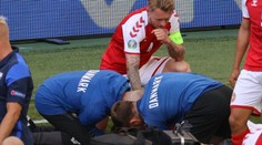 Vzkazy do kamery a podpora ze všech stran. Eriksen spojil fotbalový svět
