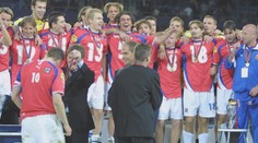 Čech, Kováč a další mistři Evropy popřáli Lvíčatům před ME štěstí