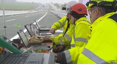 Stavba úseku D4 finišuje. Odborníci provedli speciální dynamický test