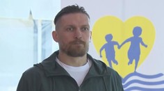 Boxerský šampion Oleksandr Usyk promluvil v Hradci Králové