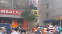 DRSNÉ VIDEO: Záchrana těhotné ženy před ohněm: Musela skočit z okna