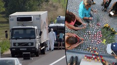 OBRAZEM: Květiny a svíčky. Lidé truchlí za mrtvé uprchlíky