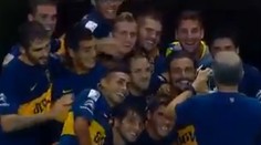 VIDEO: Úsměv prosím! Fotbalisté slavili gól selfíčkem