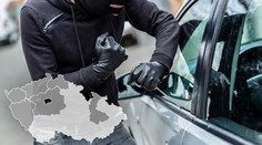 MAPA: Na těchto místech auto v Česku neparkujte, krade se tam nejvíce