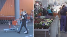 Návaly v hobbymarketech pokračují, lidé se ale chovají ukázněně