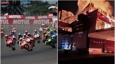 Katastrofa pro pořadatele závodů MotoGP, jejich okruh zachvátil požár