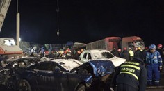 Hromadná nehoda na čínské dálnici! Srazilo se více než sto aut