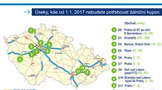 Dálniční známky 2017 a na kterých úsecích dálnic je nepotřebujete!