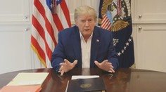 "Brzy se vrátím," vzkázal Trump z nemocnice. Lékaři mluví o pondělí