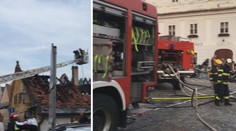 V Krumlově vzplál penzion, oheň přeskočil i na vedlejší dům!