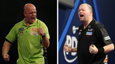 Děda Barney děkoval štěstěně. To Van Gerwen řádil jak uragán
