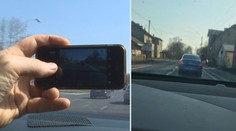 Muž za jízdy fotil policejní hlídku. Okamžitě skončil s tučnou pokutou