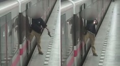 Opilec střílel v metru z pistole. Cestující ho krotil pepřákem