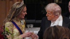 Trump složil neobvyklou poklonu princezně Kate. Nemohl z ní spustit zrak
