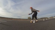 Světový rekord: Skateboardisté na D35 postavili nejdelší závodní dráhu