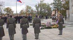 Ústavní činitelé se zúčastnili pietního aktu na Vítkově. Pavel jmenoval generály