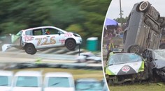 V Anglii se konaly bizarní závody automobilů. Jen zázrakem se nikdo nezranil