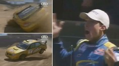 Colin McRae - hodil auto na střechu, zařadil jedničku a jel dál!