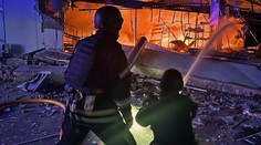 Rusko vypálilo na Kyjev balistické rakety. Městem otřásly ohlušující exploze