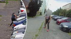 19letý běsnící mladík s klackem demoloval auta v Kladně