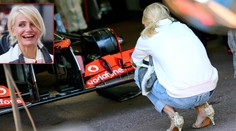 GALERIE: Cameron Diaz okukovala formule, David Hasselhoff se chlubil přítelkyní