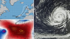Hurikán Ophelia dosáhl 3. stupně. Žene se na Evropu, udeří už brzy!