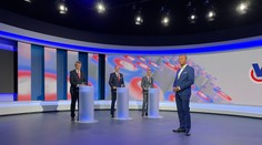 V debatě na Nově se utkali Babiš, Bartoš a Fiala. Podívejte se na celý záznam