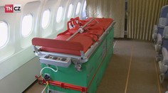 Takhle vypadá uvnitř airbus, který převeze zraněného Čecha