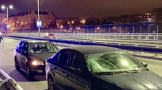 Chtěla v noci přejít silnici na Nuselském mostě, srazilo ji auto