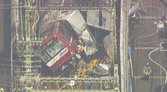 VIDEO: V Japonsku se srazil vlak s kamionem, zranilo se 30 lidí