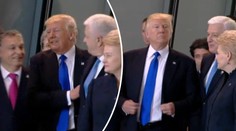 Amerika první! Trump na summitu odstrčil premiéra Černé Hory