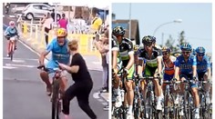 Mrazivá nehoda. Cyklista při závodě srazil divačku, ta bojuje o život