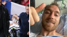 Mám se dobře, vzkazuje Eriksen z nemocnice po hrůze na hřišti