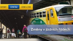 NOVÉ JÍZDNÍ ŘÁDY: Vlaky vyjedou jinak! PŘEHLED PO KRAJÍCH